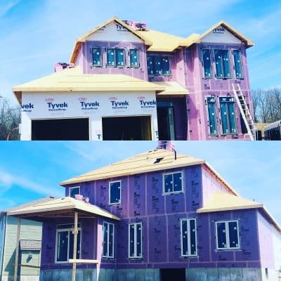 Another view of carpentry framing in Kingston