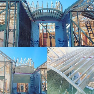 Carpentry framing project in Kingston