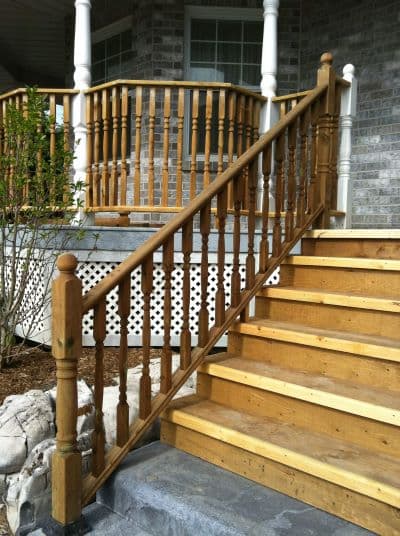 Kingston decks and railing woodwork